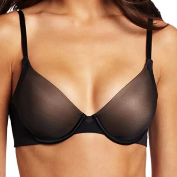 34C Maidenform 7321 Sensual Shapes Demi UW Bra Black NWT - Picture 5 of 5